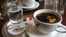 Why drink cold water after coffee